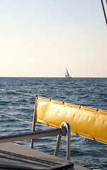 Image showing Travel on a yacht