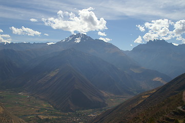 Image showing Peru mountains, Sacred Valley