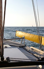 Image showing Travel on a yacht