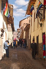 Image showing Cusco city street