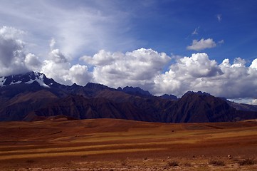 Image showing Peru mountains, Sacred Valley