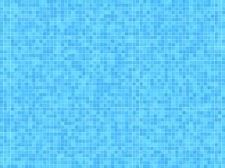 Image showing blue mosaic background