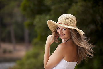 Image showing Beauty young woman 