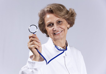 Image showing Happy senior doctor