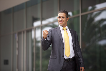 Image showing Successful young businessman