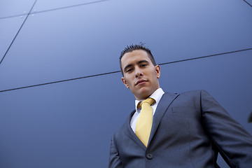 Image showing Confident young businessman