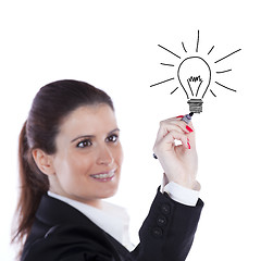 Image showing Businesswoman ideias