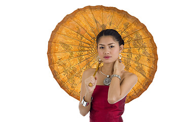 Image showing asian girl in traditional 