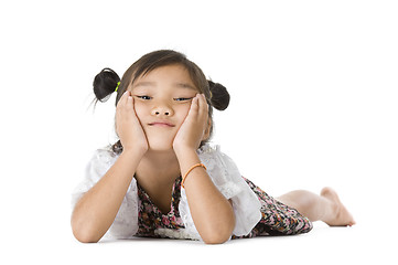 Image showing cute Asian girl portrait