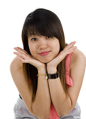 Image showing beautiful young asian woman