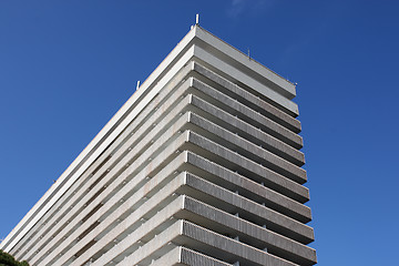 Image showing hotel over blue sky