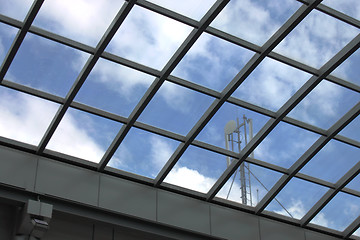 Image showing windows on ceiling