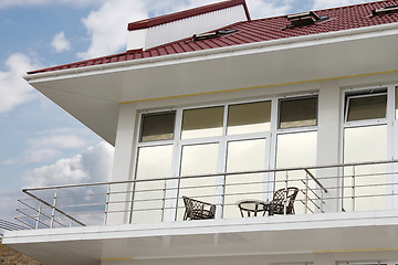 Image showing balcony of hotel