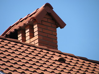 Image showing chimney on roof