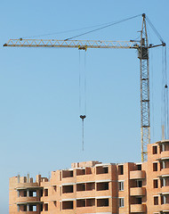 Image showing building crane