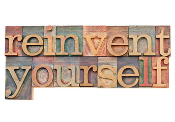 Image showing reinvent yourself 