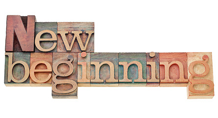 Image showing new beginning