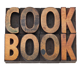 Image showing cookbook in letterpress type