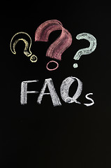 Image showing FAQ concept