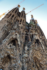 Image showing Sculpture in the exterior of the cathedral