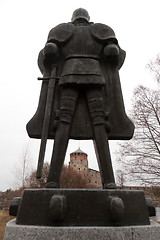 Image showing Monument to the knight called 
