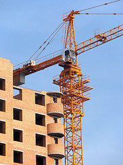 Image showing building crane