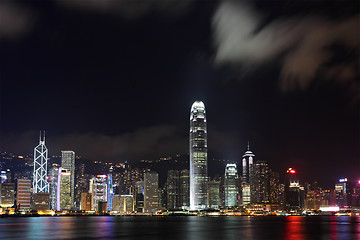 Image showing Hong Kong skyline at night