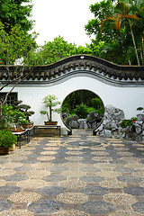 Image showing chinese garden