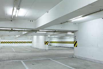 Image showing underground parking lot