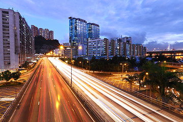 Image showing modern city at night