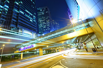 Image showing modern city at night