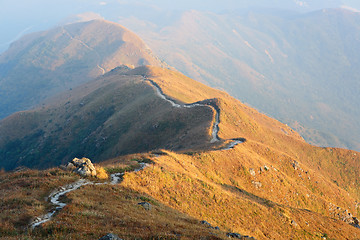 Image showing hiking path