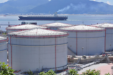 Image showing oil tanks