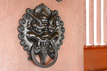 Image showing lion door lock