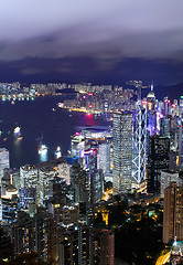 Image showing Hong Kong night