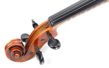 Image showing violin head