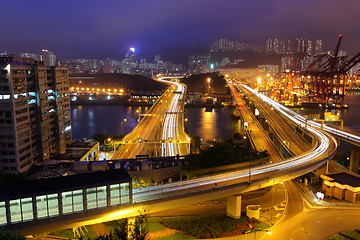 Image showing Cargo Terminal and highway