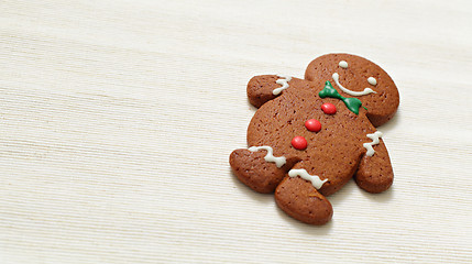 Image showing Christmas gingerbread cookie