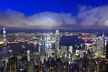 Image showing Hong Kong night