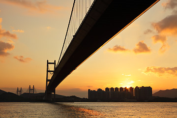 Image showing tsing ma bridge