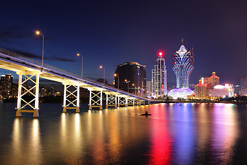 Image showing Macau at night