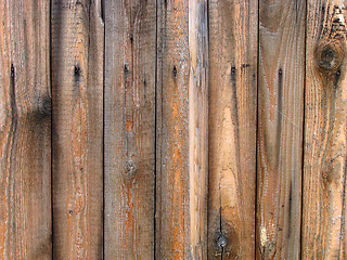 Image showing wooden fence