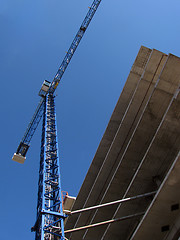 Image showing building crane