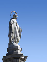 Image showing Statue of Blessed Virgin Mary