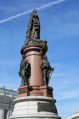 Image showing monument to Catherine II of Russia 