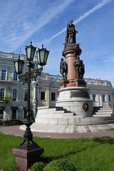 Image showing monument to Catherine II of Russia 