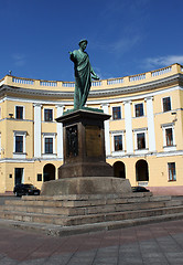 Image showing statue of Duke Richelieu