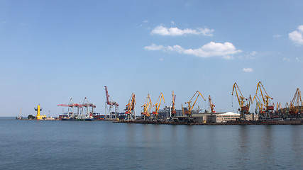 Image showing Odessa cargo seaport