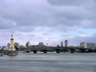 Image showing Dnieper at winter