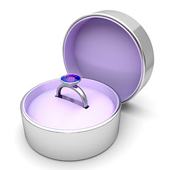 Image showing Silver ring